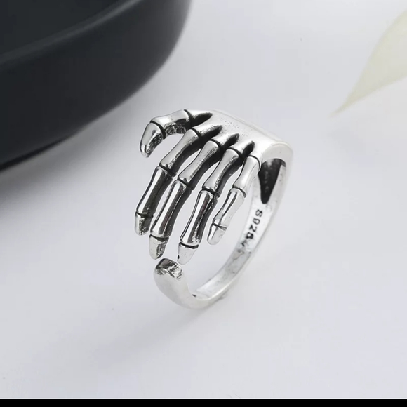 Sterling Silver Skeleton Ring - Picture 2 of 4